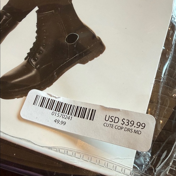 Spirit Cute Cop Police Officer Costume Size Medium - Picture 9 of 12